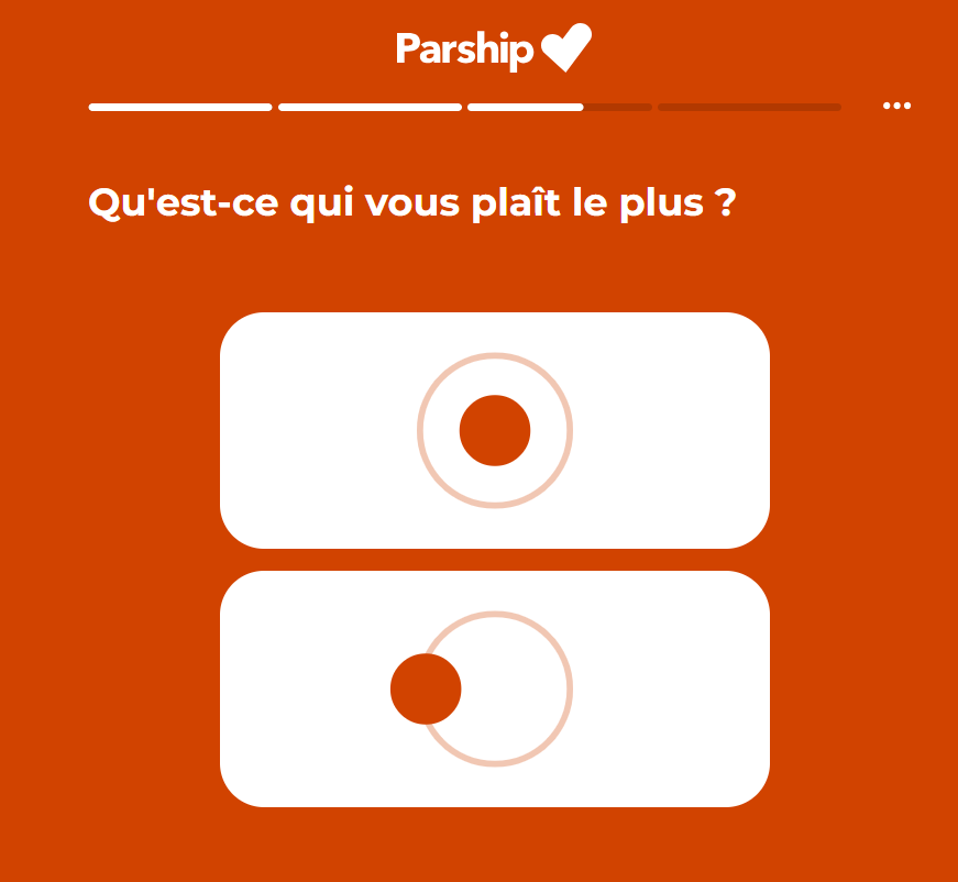 Parship Test de personnalité 3